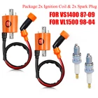 Front & Rear Ignition Coils Fit For Suzuki Intruder 1987-2004 VS1400GLP New. Price: $27.28.