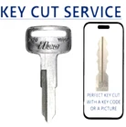 Key Cut Service + X120 / YH46 - Brand New Ilco Yamaha Motorcycle Atv Blank. Price: $19.99.