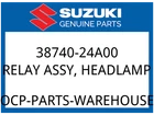 Suzuki Oem Part 38740-24A00 Relay Assy, Headlamp New. Price: $55.70.