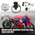 Motorcycle Ignition Switch Fuel Gas Cap Seat Lock W/ Key For Honda CBR600F4I New. Price: $50.99.