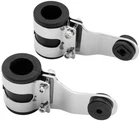 Bikemaster Rubber Mount Headlight Brackets - 35MM Black Motorcycle Street New. Price: $41.69.