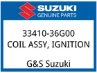 Suzuki Oem Part 33410-36G00 Coil Assy,ignition New. Price: $120.89.