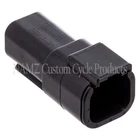 Namz Dtm 4-POSITION Connectors Black Receptacle MDR-4B New. Price: $22.99.