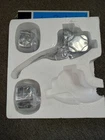 Harley Chrome Dual Disc 11/16 Brake Master Cylinder & Switch House's. Drag Spec. New. Price: $325.00.