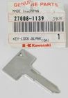 New Genuine Kawasaki Factory Motorcycle Blank Key Lock Oem 27008-1139 Nos Part. Price: $20.48.