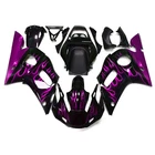 Pink Flame Black Fairings For Yamaha YZF600 R6 1998-2002 Abs Plastic Bodywork New. Price: $390.95.