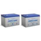Power-sonic Pack 12V 12AH F2 Battery Replaces Yuasa NP12-12, .2 New. Price: $59.89.