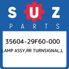 35604-29F60-000 Suzuki Lamp Assy,rr Turnsignal,l 3560429F60000, New Genuine Oem. Price: $66.65.