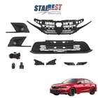 Upper Lower Grill W/headlight Eyelid Fog Lights Set For Honda Civic 2022-2023 New. Price: $85.85.