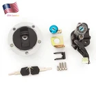 Ignition Switch Fuel Gas Cap Lock Keys Set For Suzuki GSXR600/750/1000 2004-2005 New. Price: $36.92.