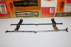 Harley Panhead Duo-glide Battery Tie Down Rods Wing Nuts 66390-58 & 66393-58 Used. Price: $60.00.
