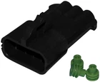 Namz 3 Wire Delphi Weather-pack Connector Male Motorcycle Atv/utv Street Bike New. Price: $12.28.