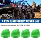 4PCS Ignition Key Cover Cap For Polaris Ranger Sportsman Scrambler Green New. Price: $12.87.