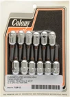 Colony Acorn Cam Cover Screws Chrome #7129-12 Harley Davidson New. Price: $35.01.