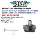 Advance Unit (with Bolt) - Harley Fl/fx/xl Models Free Shipping (us)! New. Price: $60.95.