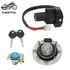 For GSXR1300 Hayabusa 1999-2007 Ignition Switch Fuel Gas Cap Seat Lock Key Set New. Price: $31.15.