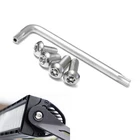 Set Of Stainless Steel M8 Anti-theft Security Screw/bolt Kit W/locking Key New. Price: $11.79.